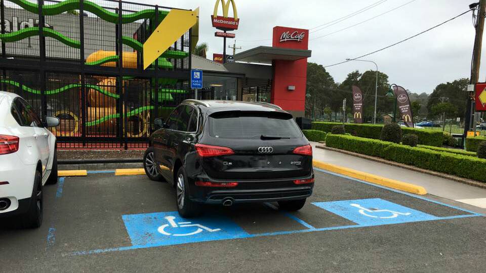 Photos courtesy of the Facebook page Wollongong Crap Parkers.