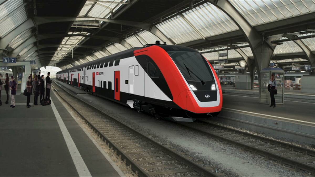 What the state's new intercity train fleet may look like. 