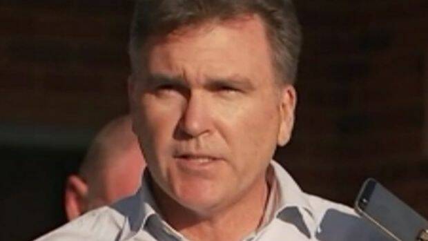 Dreamworld CEO Graig Davidson speaks to media about the accident at the park. Photo: ABC News
