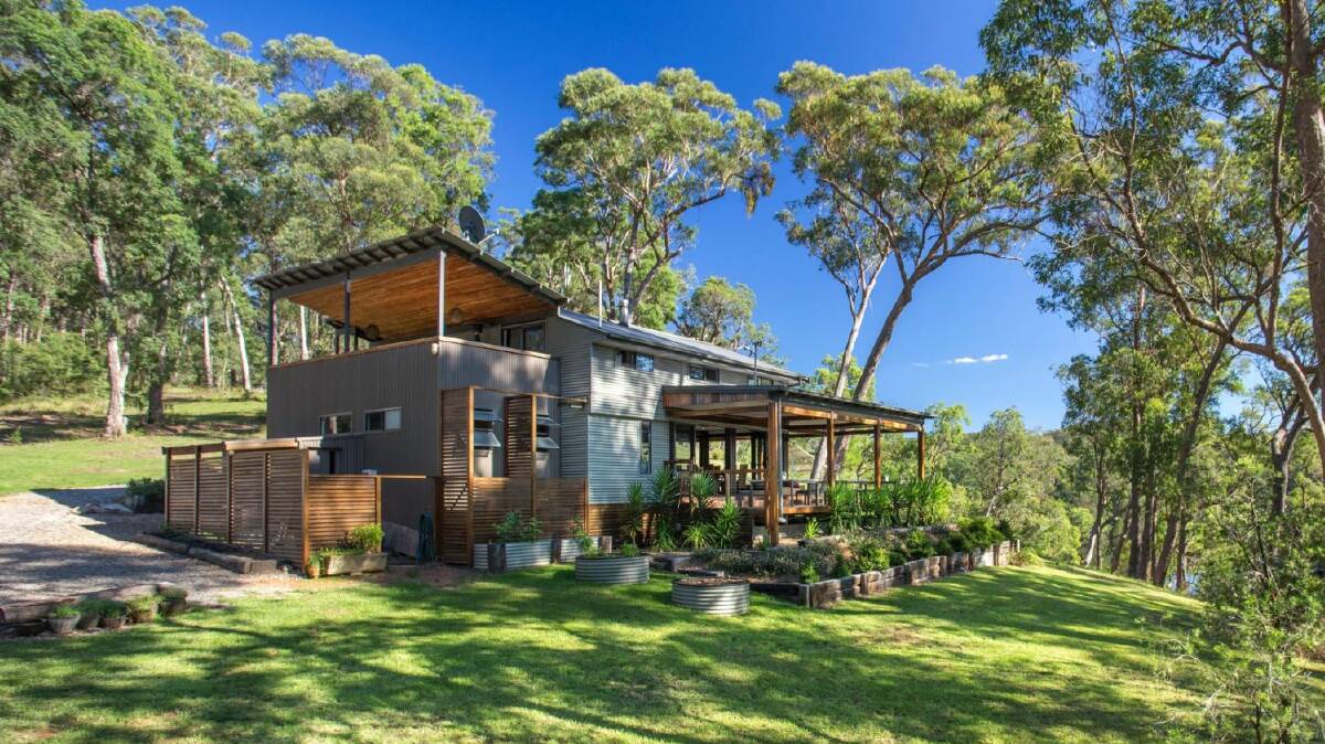 The Escape glamping retreat at 2408 The River Road, Mogood, NSW, is for sale.

