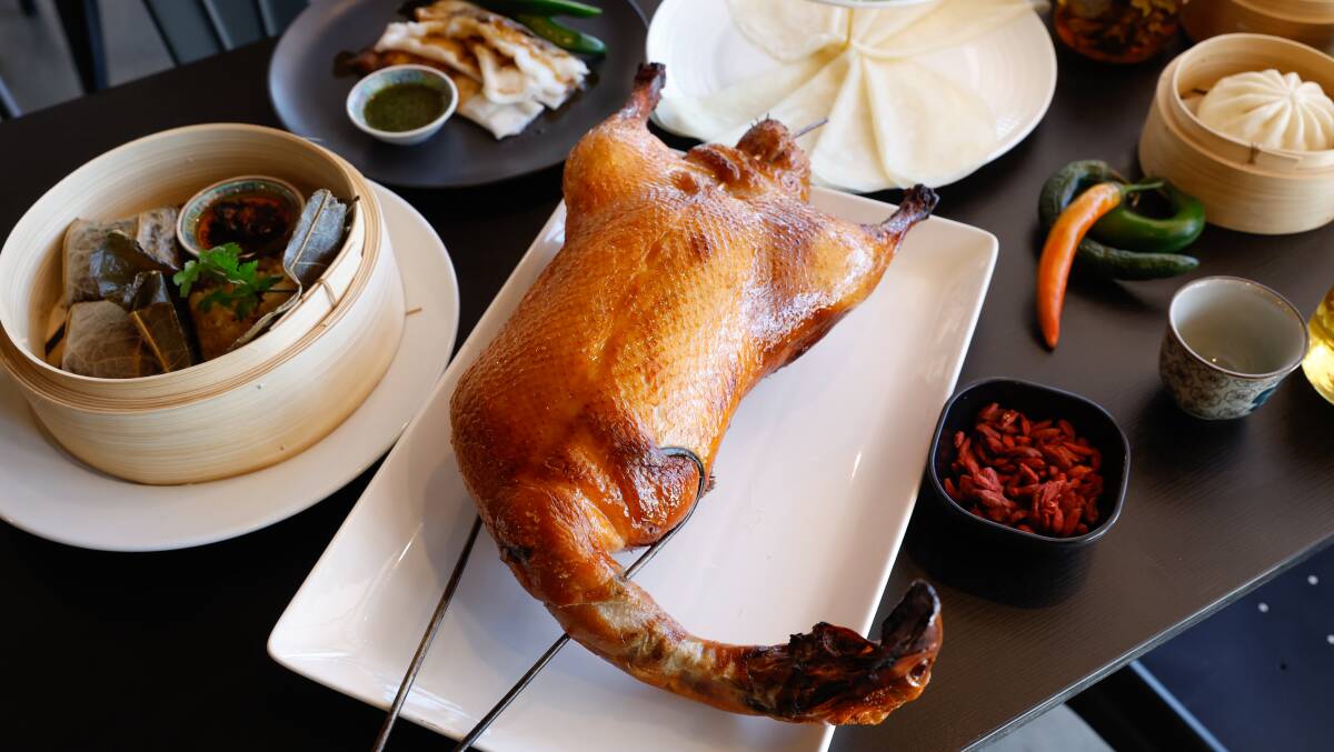 Duck in Heaven's signature dish, Peking duck.