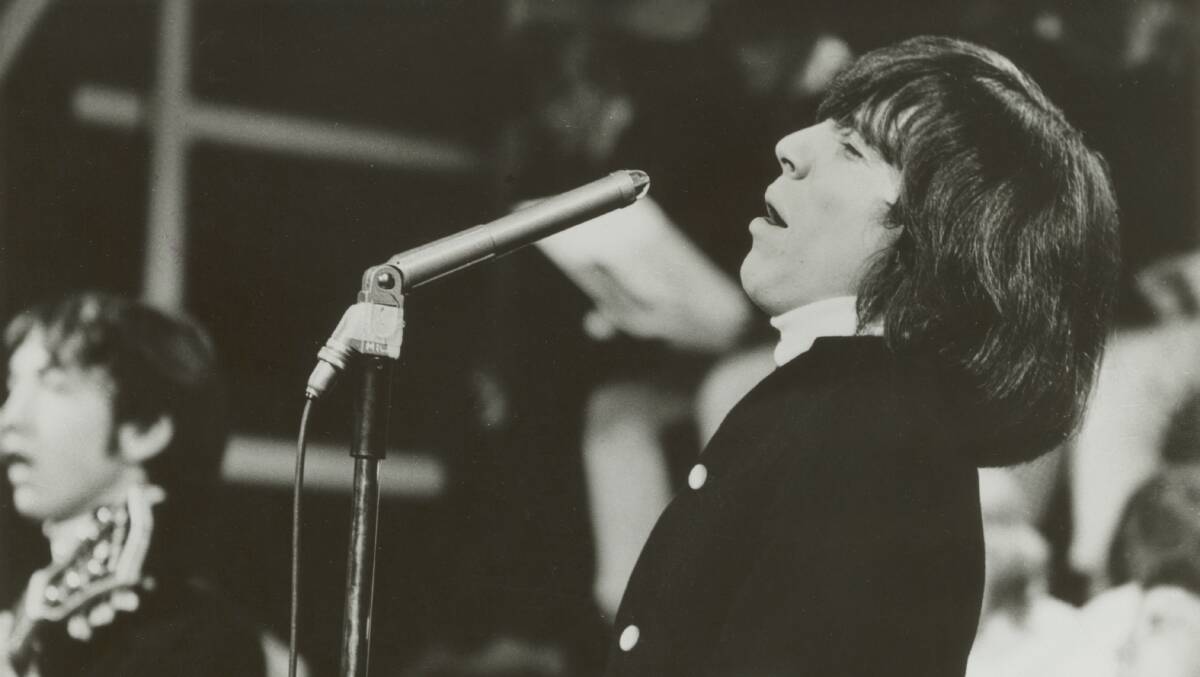 Stevie Wright at the microphone in the band’s heyday.