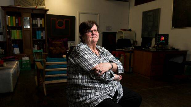 Ricci Bartels, in the Addison Road Community Centre in Marrickville, where she volunteers, after losing her job.  Photo: Janie Barrett

