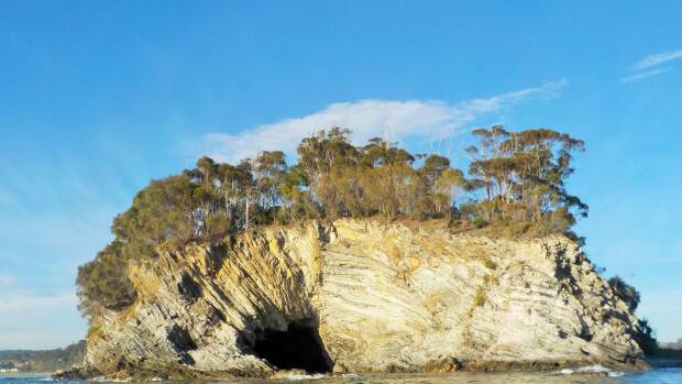 Smugglers Cave on Snapper Island. Photo: Phill Sledge

