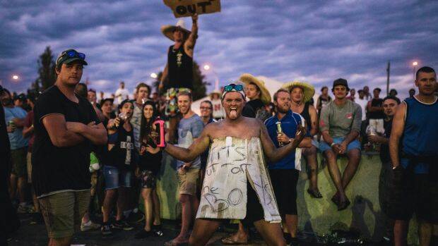 Tuff Street: Women were told not to go there alone after dark.  Photo: Rohan Thomson
