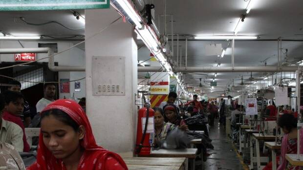 There are an estimated 5000 garment factories in Bangladesh, employing more than four million people. Bangladeshi wages are some of the lowest in the world. Photo: Ben Doherty