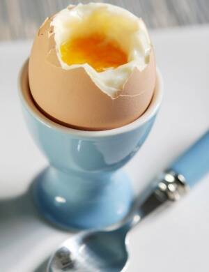 Two eggs is equivalent to one serve of protein. 