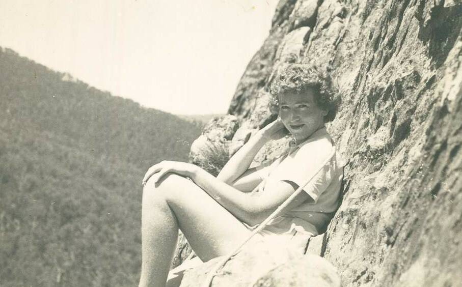 Pat on Mount Sugarloaf in 1955.