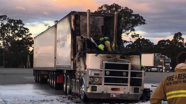 'Could have been a disaster': Truck catches fire at Marulan BP servo
