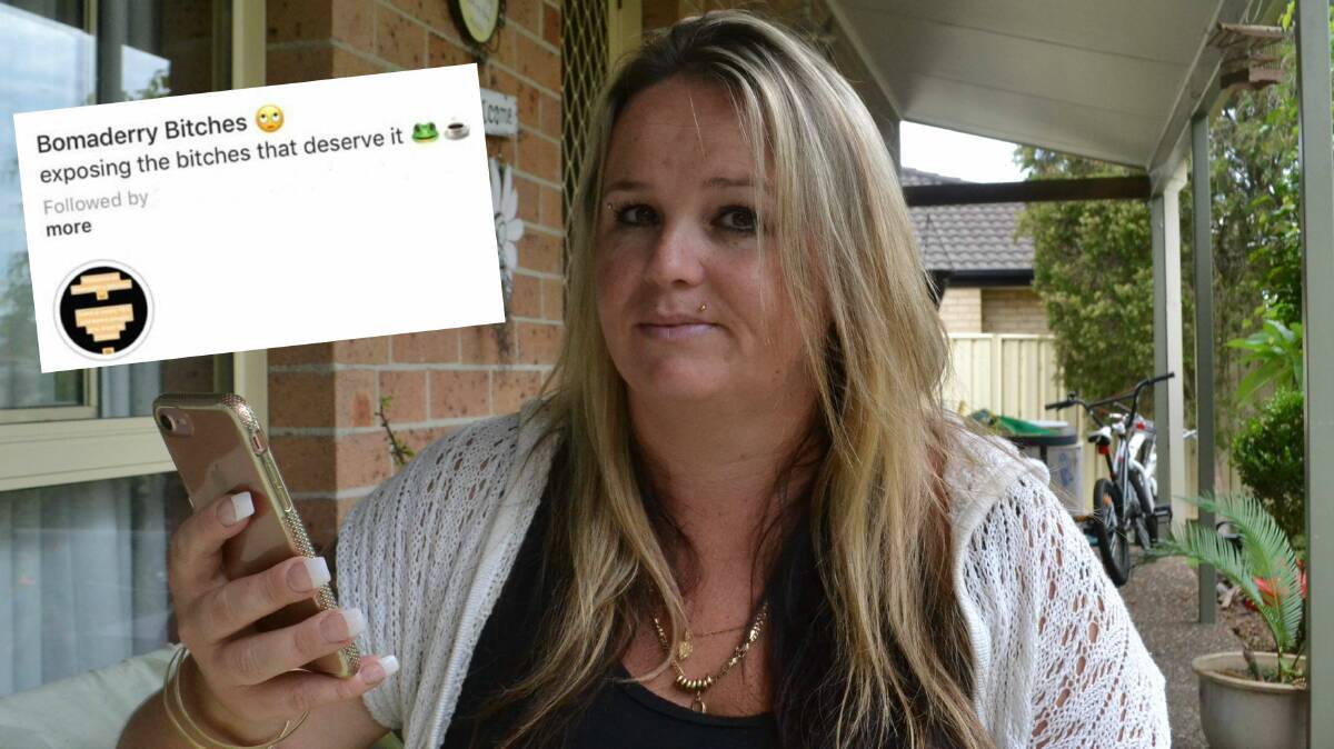 North Nowra's Jenny Baron, the mother of a Bomaderry High girl, targeted in a recent cyber bullying attack. Picture: Rebecca Fist