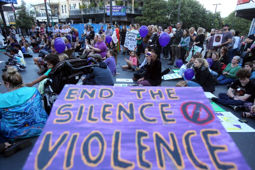 United: The city’s annual Reclaim the Night march, part of a worldwide movement of the same name, which protests sexual and other violence against women, and asserts their right to walk the streets after dark without fear. Photo: Robert Peet