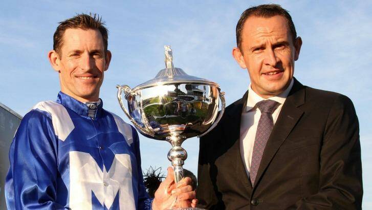 WInners: Hugh Bowman and Chris Waller will be lauded for their superb seasons at Rosehill on Saturday. Photo: Tertius Pickard