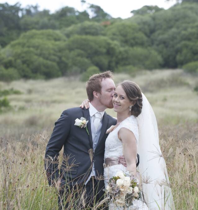 Eliza de Vet and John Kennedy on their wedding day. Picture: UNICORN STUDIOS PHOTOGRAPHY