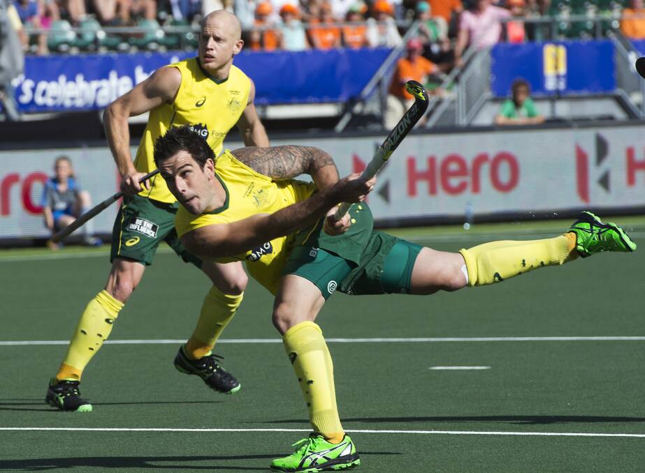 Role model: Hockeyroos star Kieran Govers is an inspiration to talented players in the Illawarra Academy of Sport hockey program.