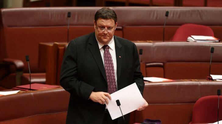 Glenn Lazarus has described Tony Abbott's "feral" comment as "appalling" and "disrespectful". Photo: Andrew Meares