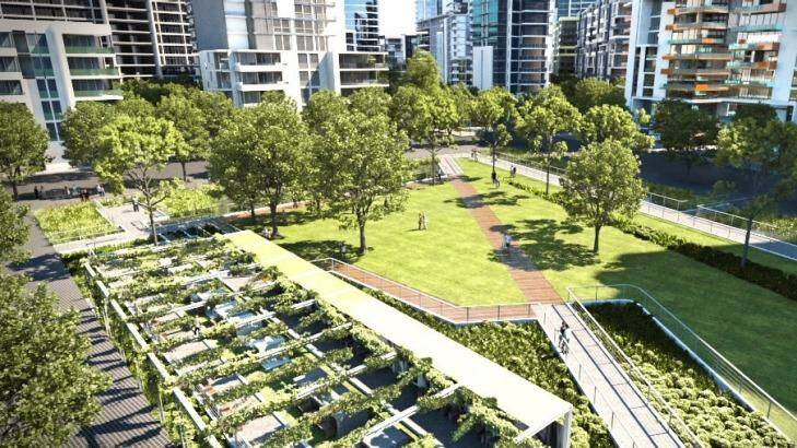 Suburb or precinct? An atrist's impression of Green Square's town centre. Photo: Supplied
