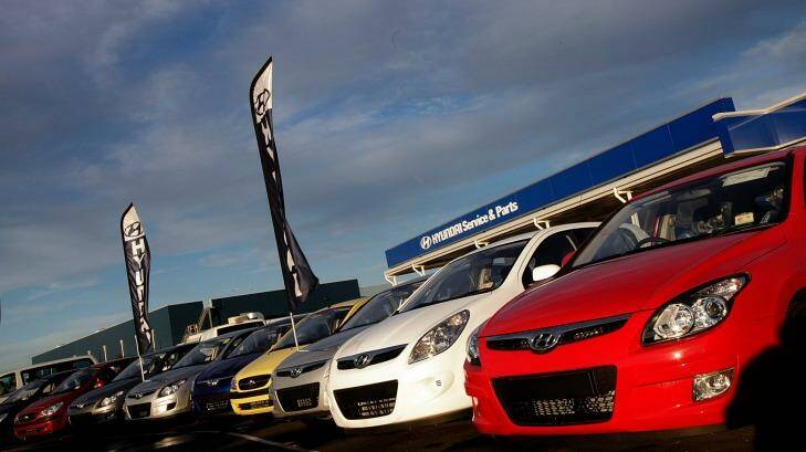 Vehicle sales were up 3.3 per cent year-on-year, new figures show. Photo: Luis Enrique Ascui