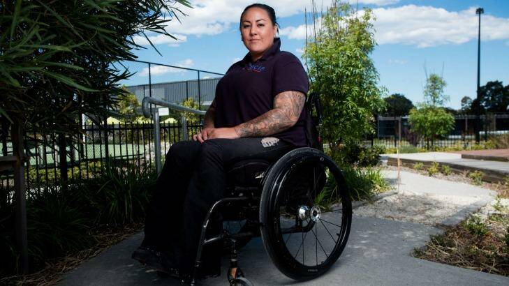 Heidi, a T4 complete paraplegic as a result of a motorcycle accident in 2009, features in the documentary. She works at Spinal Chord Injuries Australia. Photo: Supplied
