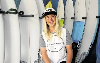 Star: Coalcliff's Billie Melinz is the inaugural Illawarra Junior Surfer of the Year.