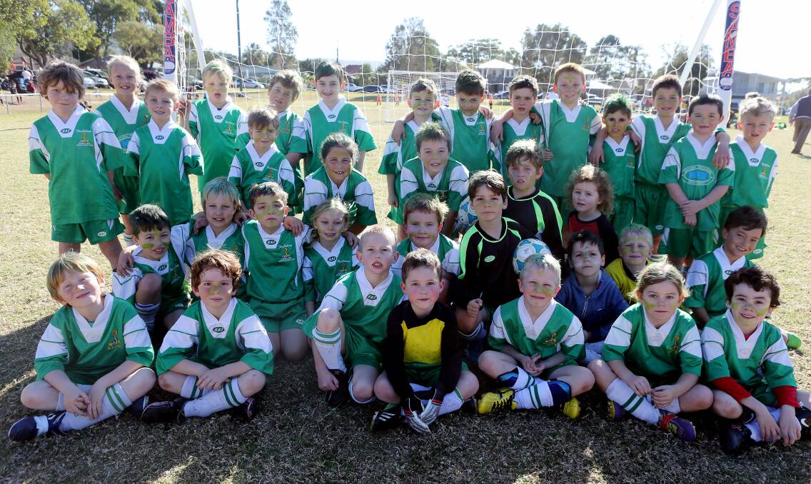 Fun: The Russell Vale under-8s had a great time at the Luke Kerr Memorial Day.