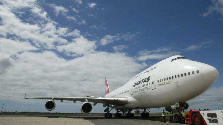 Qantas 747-400: Not the newest kid on the block but the 24-seat upper deck business section still takes a lot of beating. Photo: Andrew De La Rue