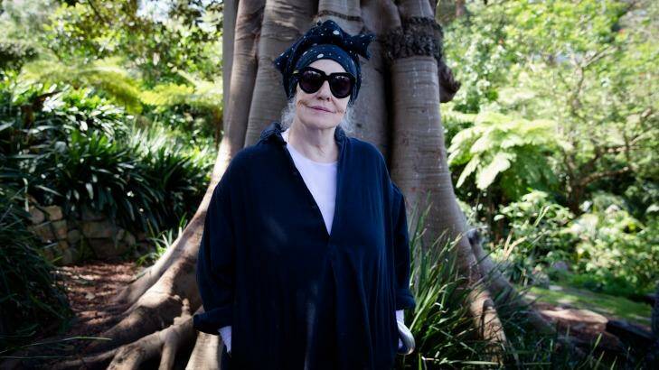 Wendy Whiteley in her Secret Garden in Lavender Bay, Sydney.  Photo: Janie Barrett