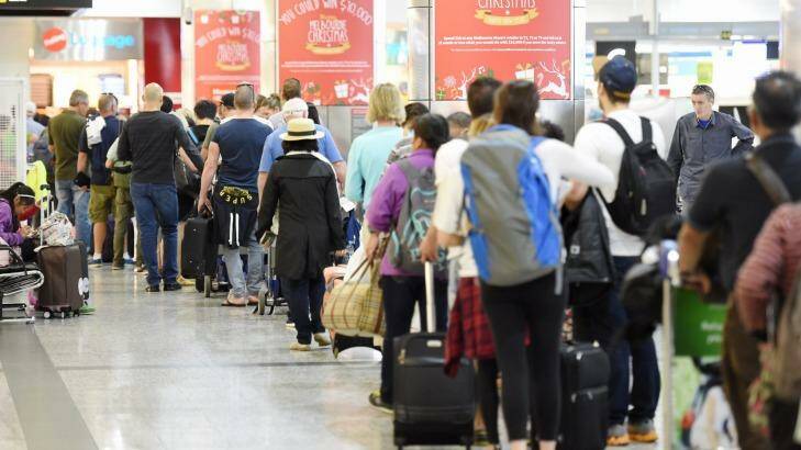 Airport immigration officials deal with thousands of travellers daily. Photo: Penny Stephens