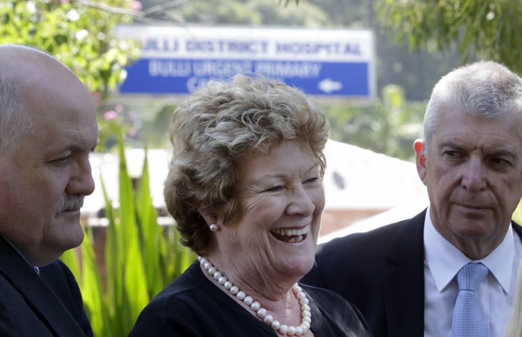 NSW Health Minister Jillian Skinner recently visited Bulli District Hospital with Liberal colleagues Leigh Evans and Phillip Clifford. The state government has allocated $14.7 million to upgrade the hospital. Picture: ANDY ZAKELI