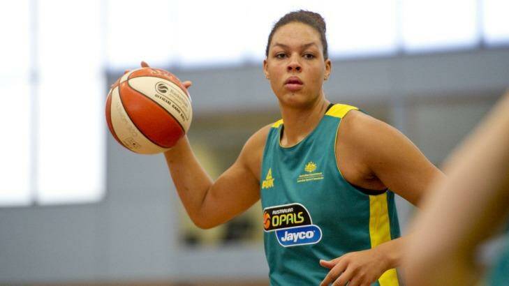 Liz Cambage: Set to rejoin the Opals camp for the first time since an achilles injury. Photo: Jay Cronan