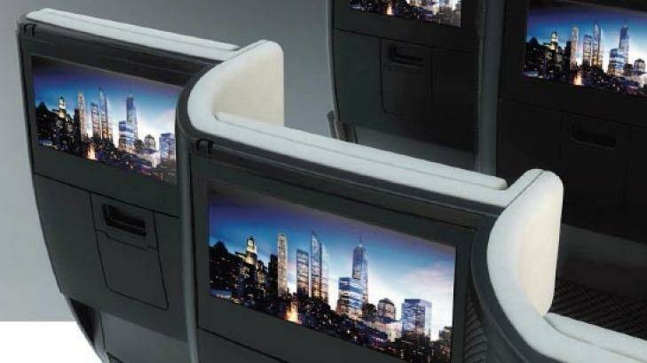 The seat design allows for an in-flight entertainment system to be installed.