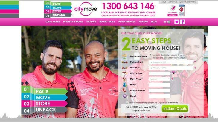 The CityMove website.