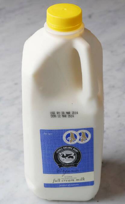 Grogan's family live on Schulz Organic Dairy unhomogenised full-cream milk. Photo: Eddie Jim