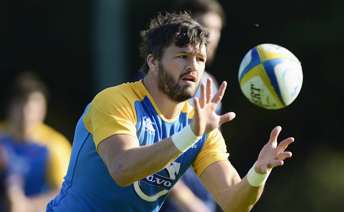 Adam Ashley-Cooper at Waratahs training session this week. Picture: GETTY IMAGES