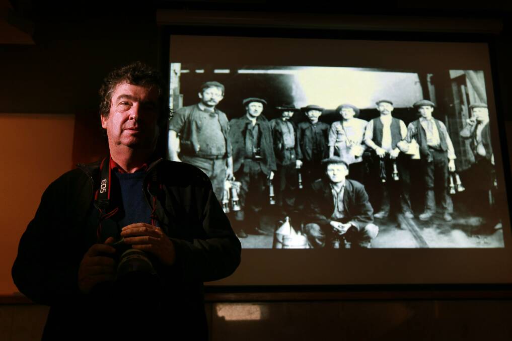Director Geoffrey Sykes at Wollongong Art Gallery. Picture: SYLVIA LIBER