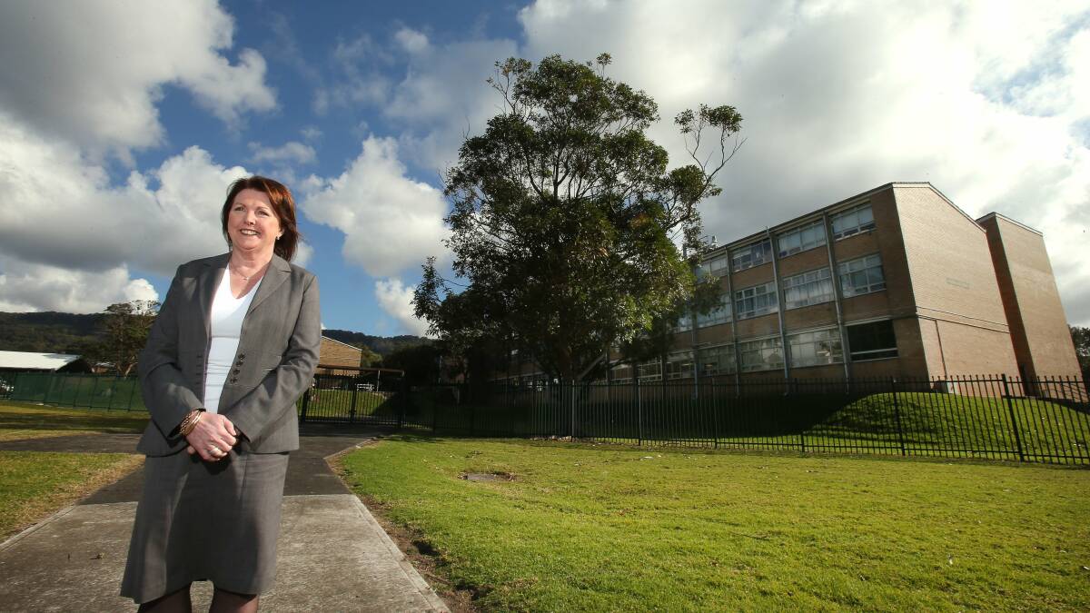 Woonona High School principal Belinda Wall was a student at the school in the 1970s. Picture: KIRK GILMOUR
