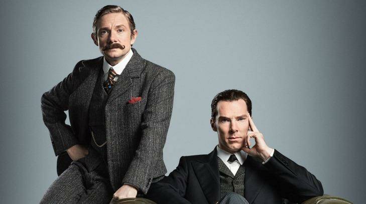 Benedict Cumberbatch and Martin Freeman in the new <i>Sherlock</i> special. Photo: Robert Viglasky