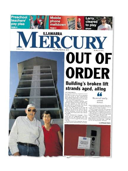 Deja vu: How the Mercury reported the residents' plight in March 2013.