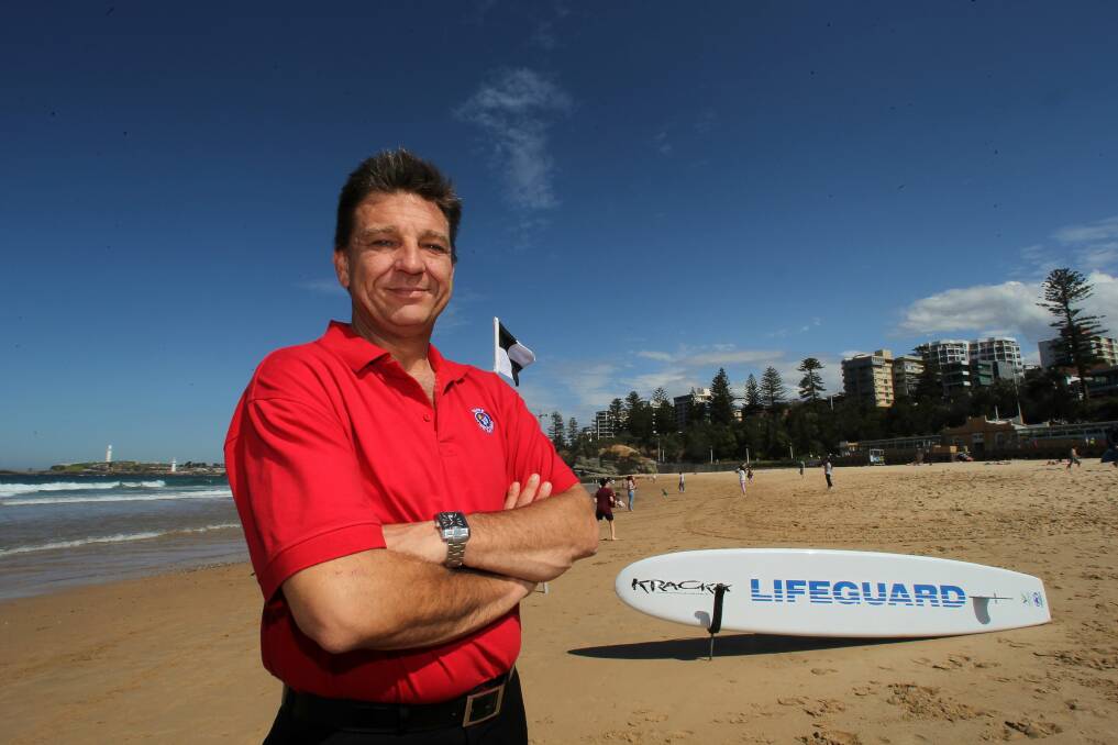 Carl Nottage, of Surf Life Saving Illawarra, says the focus has been on advising swimmers of safe practice. Picture: GREG TOTMAN