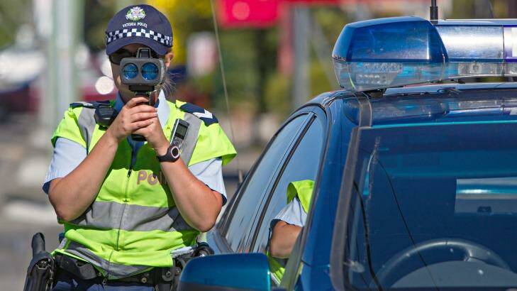 Speeding fines are issued by police officers on the spot or by regular mail.  Photo: Gary Sissons