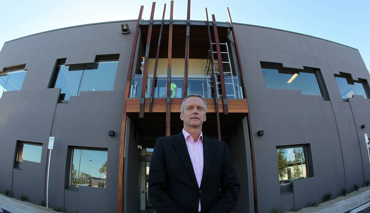 State-of-the-art: Grand Pacific Health general manager Ron de Jongh outside the new $7 million super clinic in Nowra, which will open next week. Picture: GREG TOTMAN