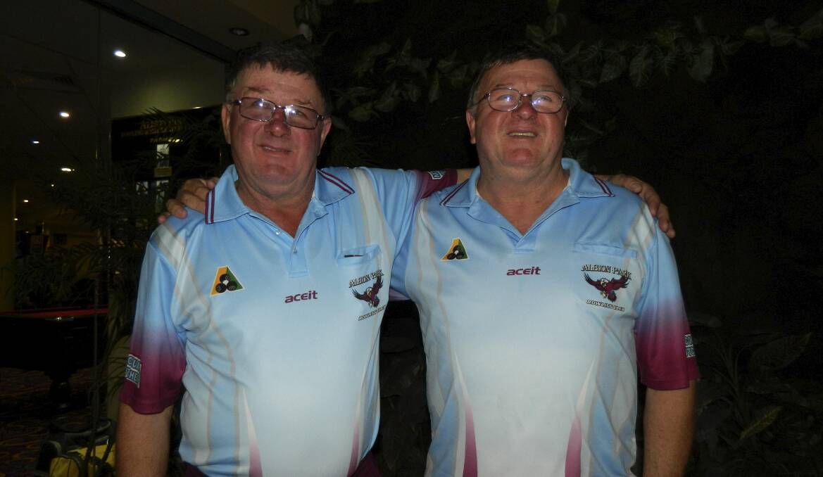 Cliff and Maurie Bunker won Albion Park's Minor Pairs title.