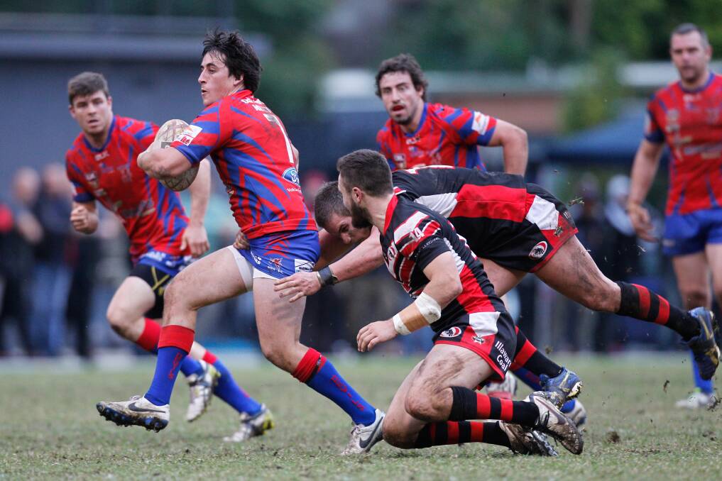 Clint Wright finds space for Wests against Collegians on Sunday. Picture: CHRISTOPHER CHAN