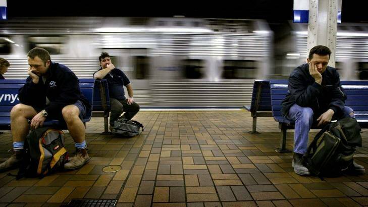 End of service: late-night guardian trains are being cancelled.  Photo: Kate Geraghty