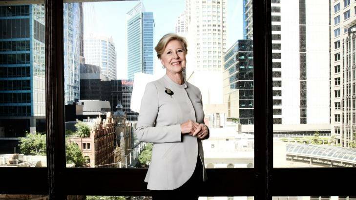 AFR 12TH FEBRUARY 2015 Gillian Triggs President of the Human Rights Commission in her sydney office for the weekend AFR.PHOTO BY Louise Kennerley afr Photo: Louise Kennerley
