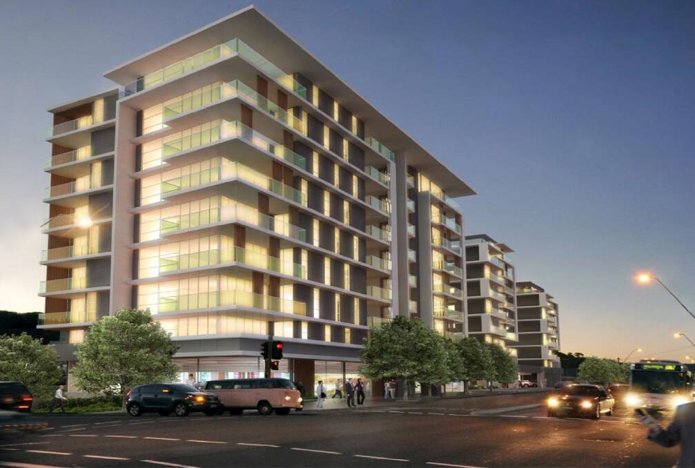 The proposed Flinders Street development is a three-tower commercial and residential complex, with 160 apartments.