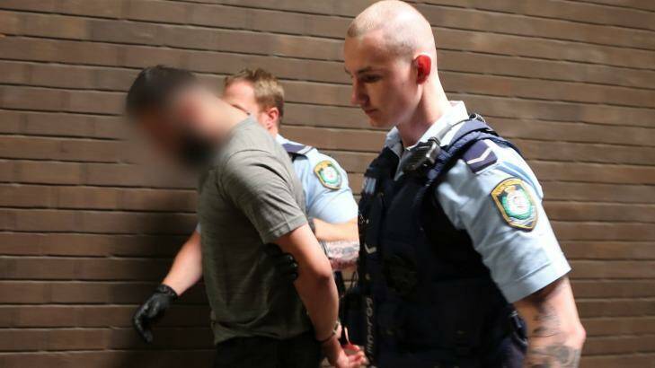 Talal Alameddine is arrested in October last year. Photo: NSW Police