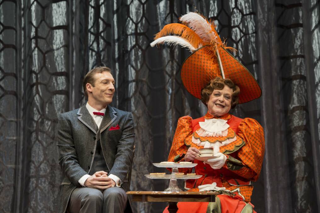 Nathan O'Keefe and Nancye Hayes in The Importance of Being Earnest. Picture: SHANE REID