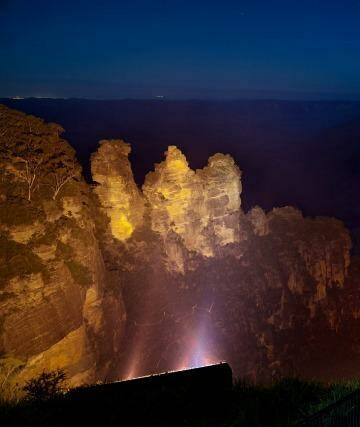 The Three Sisters at Katoomba are the Blue Mountains' most spectacular landmark. Photo: Wolter Peters