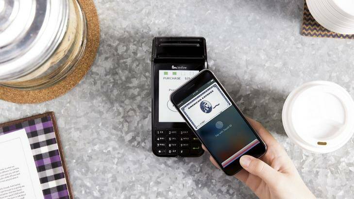 Apple introduced the mobile payment system in Australia last year with American Express. ANZ Bank is the only big four bank so far that has signed on. Photo: Supplied