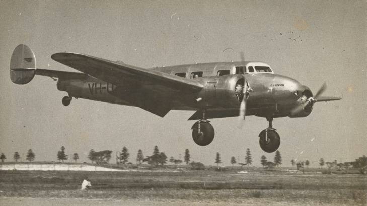 A Lockheed Electra (this one belonging to Guinea Airways) photographed in 1937.